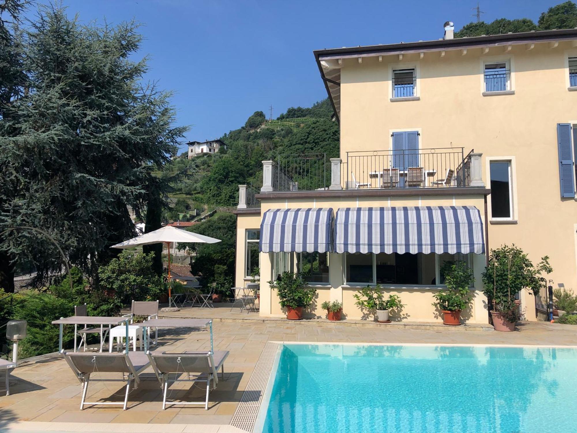 B&B Villa Eden Jacuzzi Pool Domaso Buitenkant foto